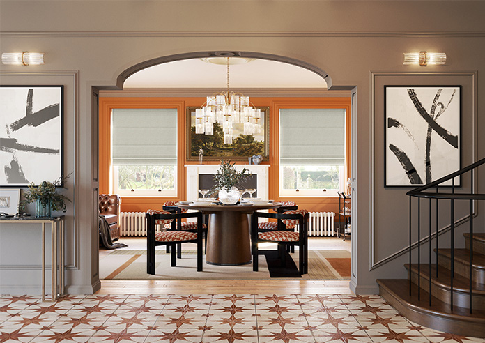 Melrose (Blackout), Wheat - Twist&Fit Roman Blind - Image 8